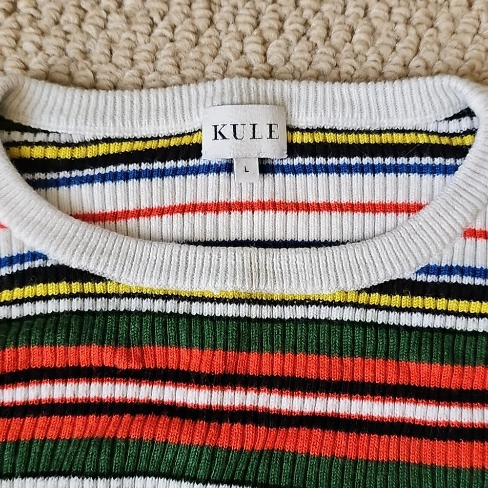KULE The Millie Sweater Size Large Ribbed Knit - Picture 2 of 4